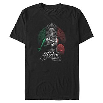 Big & Tall Aztec Por Vida Graphic Tee