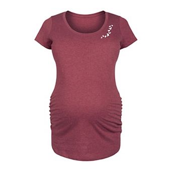 Maternity Butterflies Graphic Tee