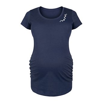 Maternity Butterflies Graphic Tee