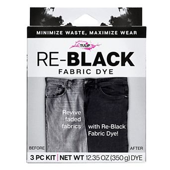 Tulip Re-Black 3 pc Fabric Dye Kit