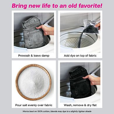 Tulip Re-Black 3-Piece Fabric Dye Kit