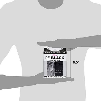 Tulip Re-Black 3-Piece Fabric Dye Kit