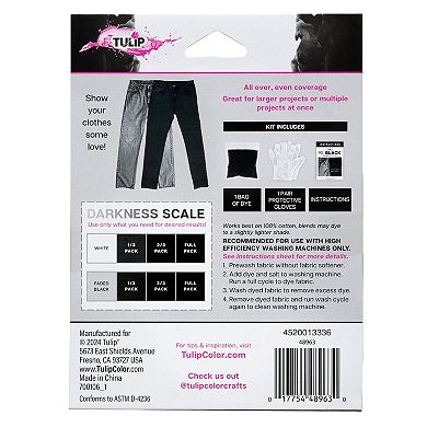 Tulip Re-Black 3-Piece Fabric Dye Kit