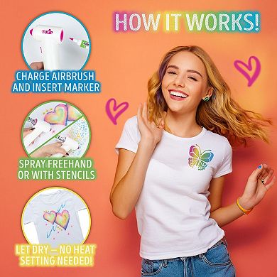 Tulip 9-Piece Airbrush Marker Kit