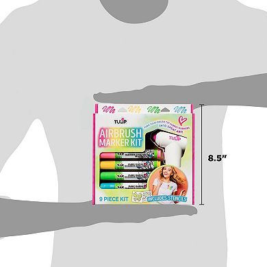 Tulip 9-Piece Airbrush Marker Kit