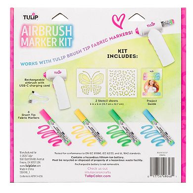 Tulip 9-Piece Airbrush Marker Kit