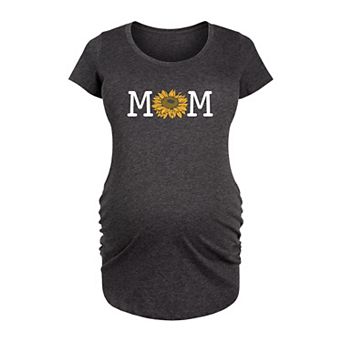Maternity's Mom Sunflower Graphic Tee