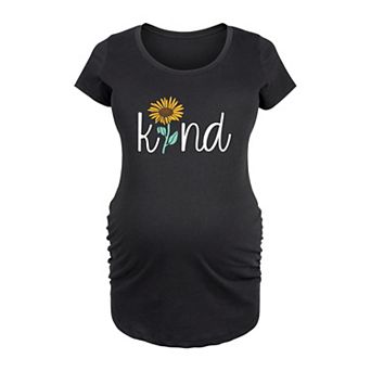 Maternity Kind Sunflower Graphic Tee