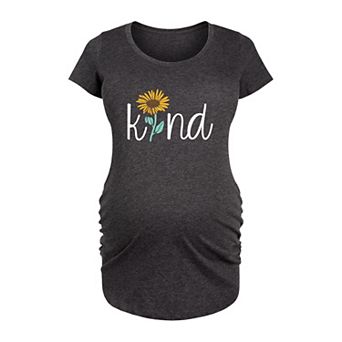 Maternity Kind Sunflower Graphic Tee
