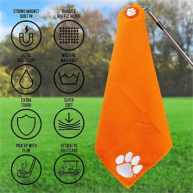 Clemson Tigers Magnetic Microfiber Towel