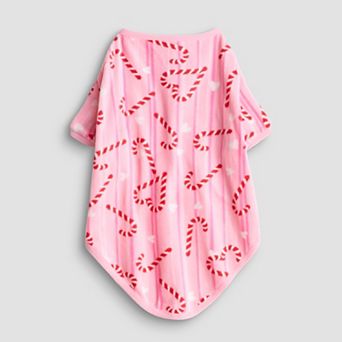 Cuddl Duds® Pink Candy Canes Pet Pajamas