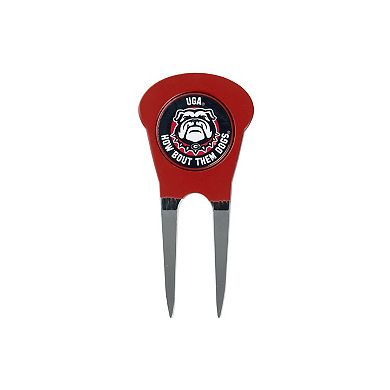 Georgia Bulldogs Shaped Divot tool