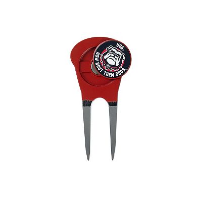 Georgia Bulldogs Shaped Divot tool