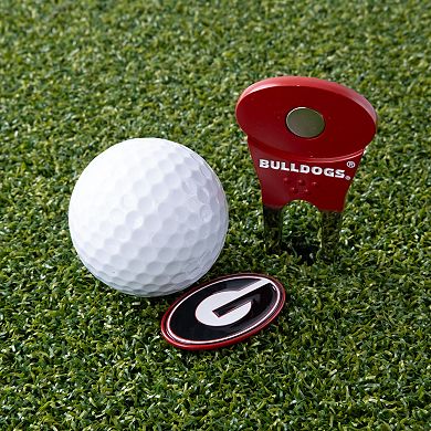 Georgia Bulldogs Shaped Divot tool