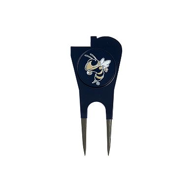 Georgia Tech Yellow Jackets Shaped Divot tool
