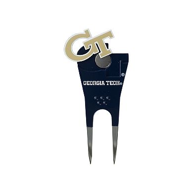 Georgia Tech Yellow Jackets Shaped Divot tool