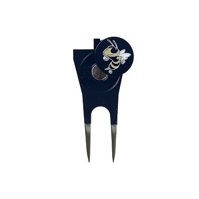 Georgia Tech Yellow Jackets Shaped Divot tool