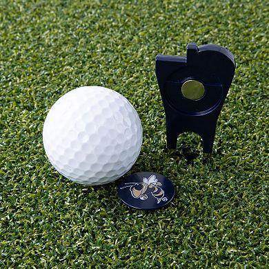 Georgia Tech Yellow Jackets Shaped Divot tool
