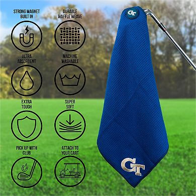 Georgia Tech Yellow Jackets Magnetic Microfiber Towel