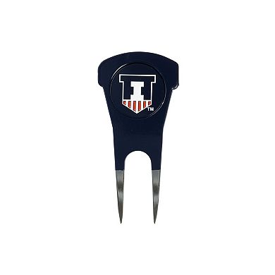 Illinois Fighting Illini Shaped Divot Tool