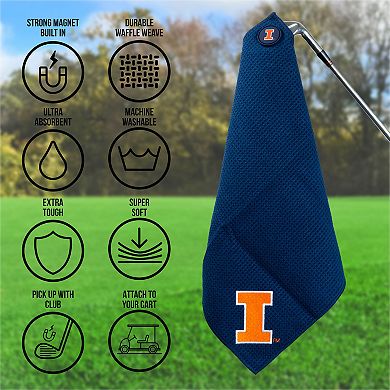 Illinois Fighting Illini Magnetic Microfiber Towel