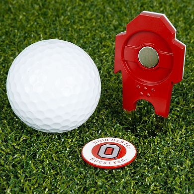 NCAA Ohio State Buckeyes Shaped Divot Tool