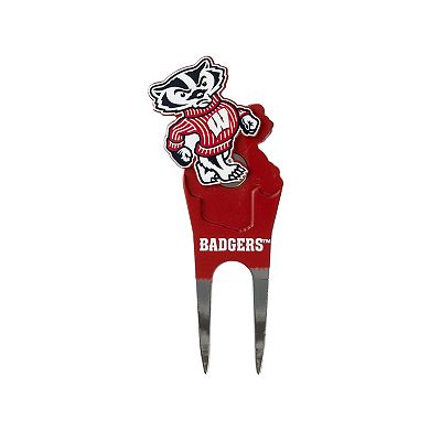 Wisconsin Badgers Shaped Divot Tool