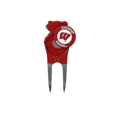 Wisconsin Badgers Shaped Divot Tool