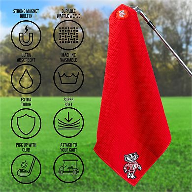 Wisconsin Badgers Magnetic Microfiber Towel