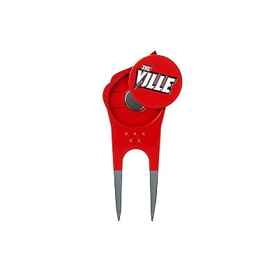 Louisville Cardinals Shaped Divot Tool