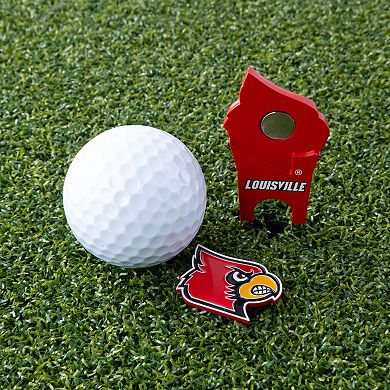 Louisville Cardinals Shaped Divot Tool