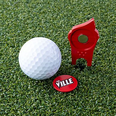 Louisville Cardinals Shaped Divot Tool