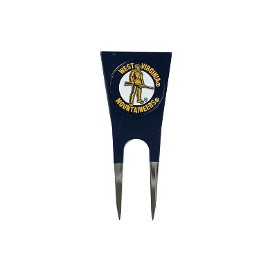 West Virginia Mountaineers Shaped Divot Tool