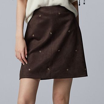 Women's Simply Vera Vera Wang Grommet Skirt