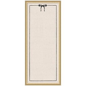 Framed Fabric Pinboard Linen Coquette Black Bow Frame Wall Organization