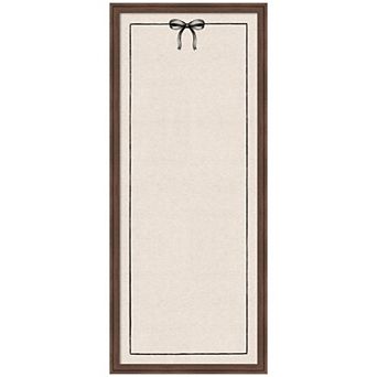 Framed Fabric Pinboard Linen Coquette Black Bow Frame Wall Organization