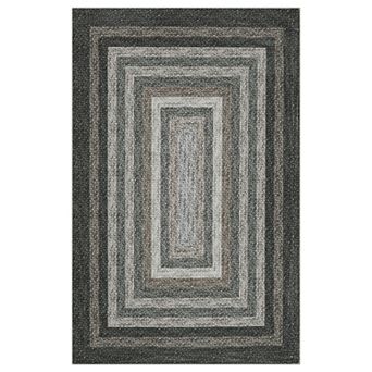 FairOnly Modern Geometric Area Rug Machine Washable Non Slip Low Pile for Bedroom Living Room