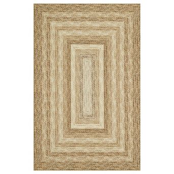 FairOnly Modern Geometric Area Rug Machine Washable Non Slip Low Pile for Bedroom Living Room