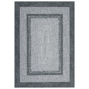 FairOnly Geometric Area Rug Non Slip Low Pile Machine Washable Rug for Kitchen Bedroom Hallway