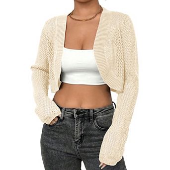 Women's Bolero Shrug Summer Cardigan Open Front Sweater