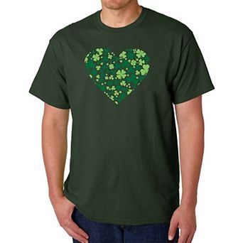 Clover Heart - Men's Word Art T-Shirt