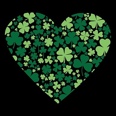 Clover Heart - Women's Premium Blend Word Art T-Shirt