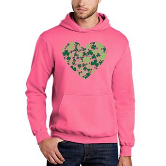 Clover Heart - Men's Word Art Hooded Sweatshirt