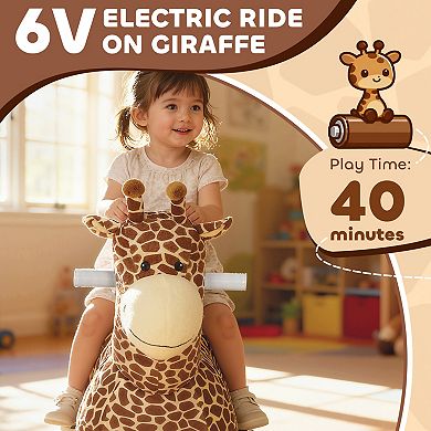 Qaba 6V Kids Ride On Horse