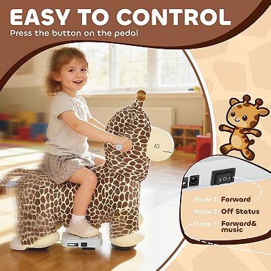 Qaba 6V Kids Ride On Horse