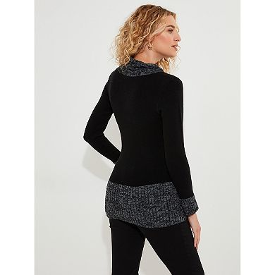 Joe Browns Women's Plus Size Button Cable Sweater