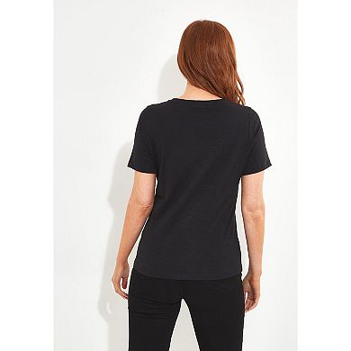 Joe Browns Women's Plus Size Stretch Cotton Graphic Tee