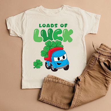 Leo the Truck Loads of Luck - Toddler Short Sleeve Graphic T-Shirt