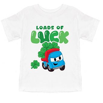 Leo the Truck Loads of Luck - Toddler Short Sleeve Graphic T-Shirt