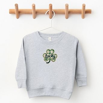 Lucky Clover Yarn Print - Toddler Graphic Sweatshirt